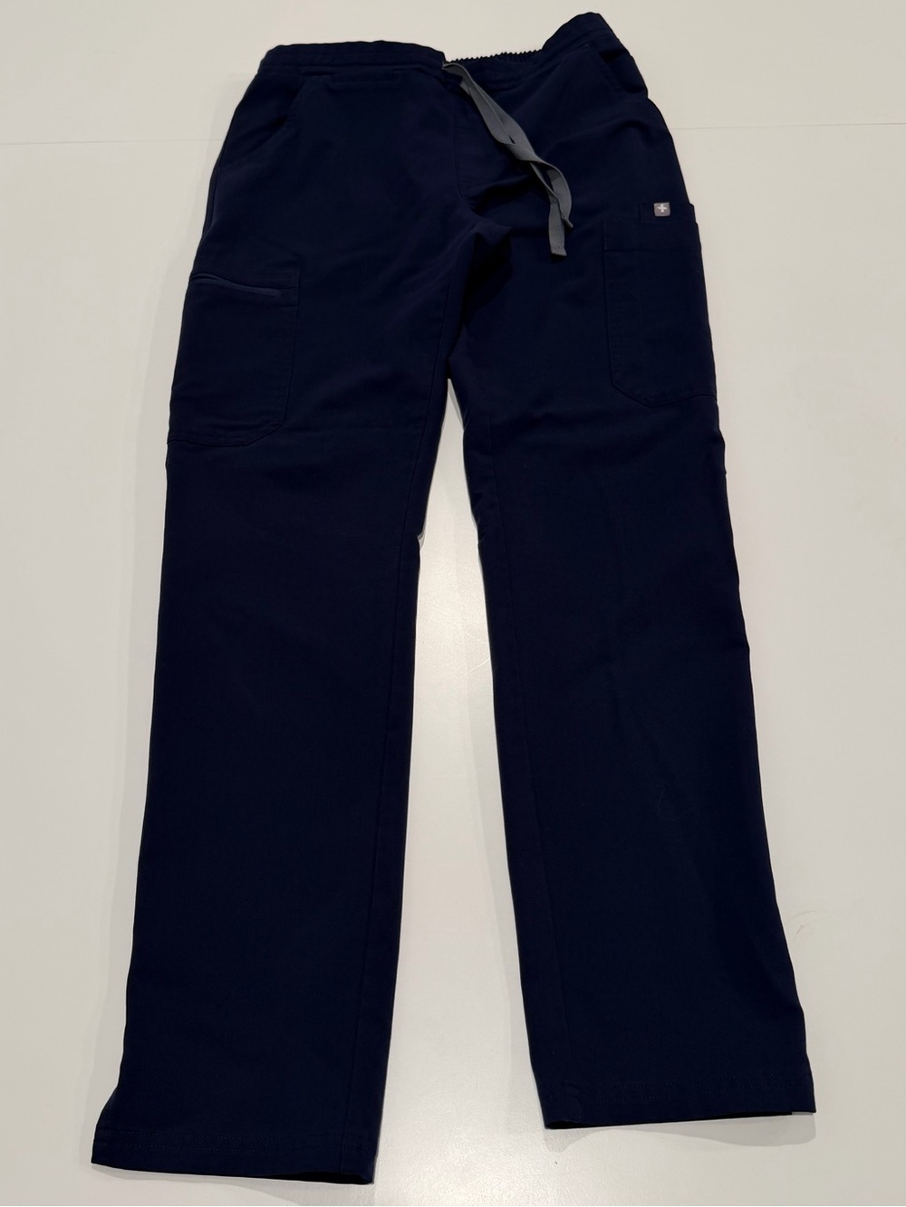 FIGS Yola Skinny Scrub Pants Navy Blue XS Straight Leg